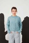 Knitting set Sweater MERINO 70 with knitting instructions in garnwelt box in size S