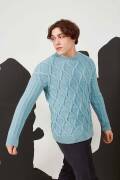 Strickset Pullover Lang Yarns MERINO+ mit Anleitung in...