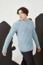 Knitting set Sweater MERINO+ with knitting instructions in garnwelt box in size S-M