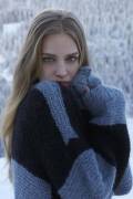 Strickset Sweater WAD WOOLADDICTS HONOR SNOW ANGEL mit Anleitung in garnwelt-Box S-M