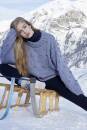 Strickset Sweater WAD WOOLADDICTS GLORY SNOWBALLS mit Anleitung in garnwelt-Box S-M
