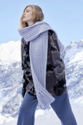 Strickset Shawl  mit Anleitung in garnwelt-Box in Größe ca 26 x 170 cm
