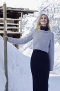 Strickset Sweater WAD WOOLADDICTS AIR DREAMING-OF-SNOW mit Anleitung in garnwelt-Box