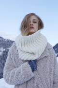 Strickset Cowl WAD WOOLADDICTS HOPE ICE PRINCESS mit Anleitung in garnwelt-Box ca 76 x 38 cm