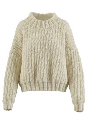 Strickset Sweater WAD WOOLADDICTS HOPE ICE QUEEN mit Anleitung in garnwelt-Box one size