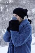 Strickset Wristlets WAD WOOLADDICTS HOPE LET-IT-SNOW mit Anleitung in garnwelt-Box DG