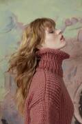 Knitting set Sweater FIRE with knitting instructions in garnwelt box