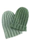 Strickset Hat WAD WOOLADDICTS RESPECT GLITZY GREEN mit Anleitung in garnwelt-Box DG