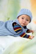 Strickset Pullunder Lang Yarns MERINO  BEBE mit Anleitung in garnwelt-Box 56-62