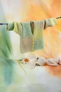 Strickset Jacke Lang Yarns MERINO  BEBE COLOR mit Anleitung in garnwelt-Box 56-62