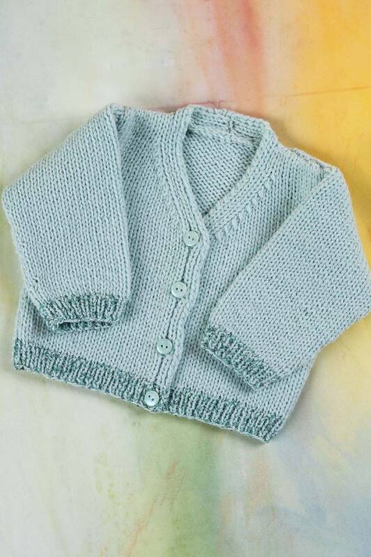 Strickset Jacke MERINO 200 BEBE mit Anleitung in garnwelt-Box in Gre 56-62