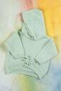 Knitting set Hooded sweater MERINO 200 BEBE with knitting instructions in garnwelt box