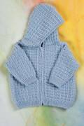 Strickset Jacke Lang Yarns MERINO  BEBE mit Anleitung in garnwelt-Box 56-62