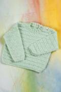 Strickset Pullover Lang Yarns MERINO  BEBE mit Anleitung in garnwelt-Box 56