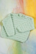 Strickset Pullover Lang Yarns MERINO  BEBE mit Anleitung in garnwelt-Box 74-80