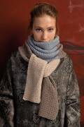 Strickset Schal Lang Yarns NOBLE CASHMERE mit Anleitung...