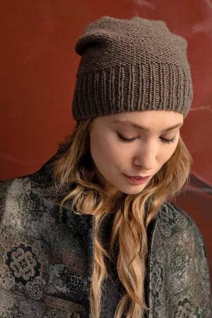 Strickset Mütze Lang Yarns NOBLE YAK mit Anleitung in garnwelt-Box DG