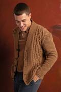 Strickset Herrenjacke Lang Yarns NOBLE CAMEL mit Anleitung in garnwelt-Box S-M