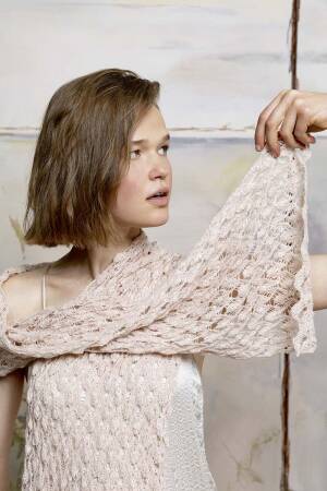 Knitting instructions Scarf 267-34 LANGYARNS LOTUS as download