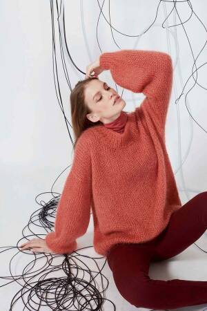 Knitting instructions Sweater 269-13 LANGYARNS MOHAIR LUXE as download