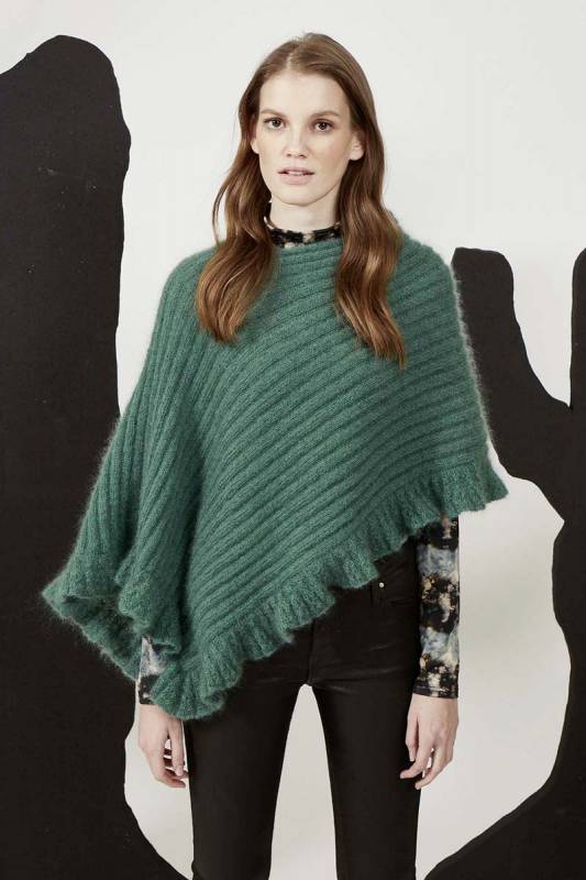 Knitting instructions Cape 269-48 LANGYARNS MOHAIR LUXE as download
