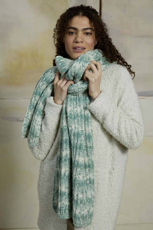 Knitting instructions Scarf PTO-033_02 LANGYARNS SNOWFLAKE as download