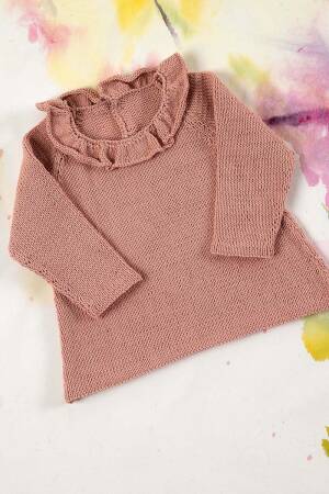 Knitting set Sweater BABY COTTON with knitting instructions in garnwelt box