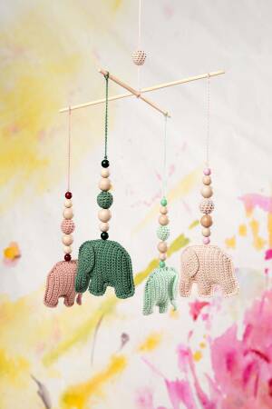 Knitting set Mobile BABY COTTON with knitting instructions in garnwelt box in size 56
