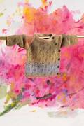 Strickset Wickelpullover Lang Yarns BABY COTTON COLOR mit Anleitung in garnwelt-Box 56