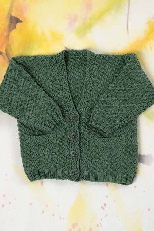 Strickset Jacke Lang Yarns BABY COTTON mit Anleitung in garnwelt-Box 56