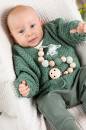 Knitting set Cardigan BABY COTTON with knitting instructions in garnwelt box in size 56
