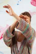 Strickset Jacke Lang Yarns KARMA mit Anleitung in garnwelt-Box S-M