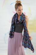 Knitting set Scarf  with knitting instructions in garnwelt box in size ca 37 x 200 cm