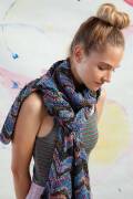 Knitting set Scarf  with knitting instructions in garnwelt box in size ca 37 x 200 cm