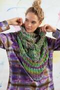 Strickset Dreiecktuch Lang Yarns KARMA mit Anleitung in garnwelt-Box ca 77 x 170 cm