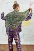Strickset Dreiecktuch Lang Yarns KARMA mit Anleitung in garnwelt-Box ca 77 x 170 cm