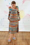 Strickset Kleid Lang Yarns KARMA mit Anleitung in garnwelt-Box S