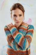 Strickset Kleid Lang Yarns KARMA mit Anleitung in garnwelt-Box S