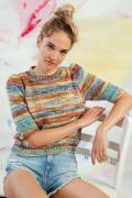 Strickset Pullover Lang Yarns KARMA mit Anleitung in garnwelt-Box