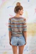 Knitting set Pullover  with knitting instructions in garnwelt box in size S
