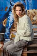 Strickset Pullover Lang Yarns SAKURA mit Anleitung in...