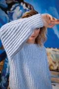 Strickset Pullover Lang Yarns SAKURA mit Anleitung in garnwelt-Box