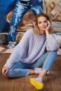 Strickset Pullover Lang Yarns SAKURA mit Anleitung in garnwelt-Box
