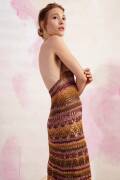 Knitting set Crocheted dress  with knitting instructions in garnwelt box