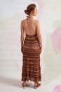 Knitting set Crocheted dress  with knitting instructions in garnwelt box