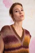 Knitting set Vest  with knitting instructions in garnwelt box