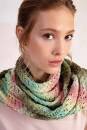 Knitting set Scarf LINELLO with knitting instructions in garnwelt box