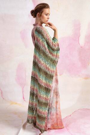 Knitting set Shawl LINELLO with knitting instructions in garnwelt box