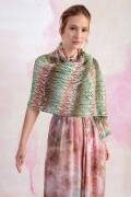 Strickset Schultertuch Lang Yarns LINELLO mit Anleitung...