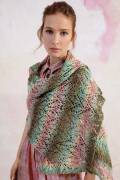 Knitting set Shawl LINELLO with knitting instructions in garnwelt box in size ca 62 x 160 cm